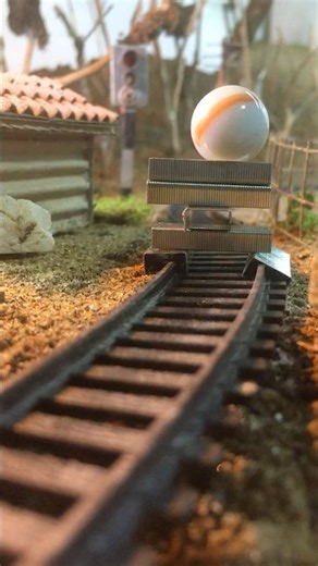 TRAIN VS STAPLER PIN 🚧💥 #train