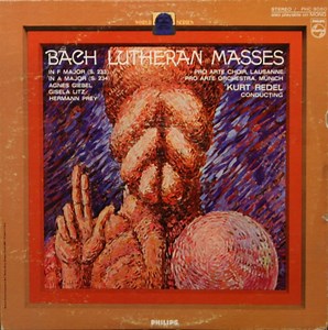Bach, Pro Arte Choir, Lausanne, Pro Arte Orchestra, Munich, Kurt Redel, Agnes Giebel, Gisela Litz, Hermann Prey - Bach Lutheran Masses