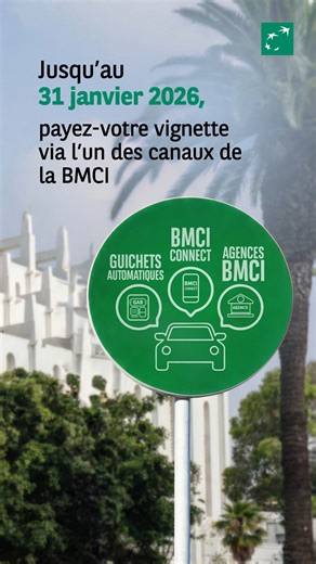 Le paiement de la vignette se fait simplement sur BMCI Connect. 📲 Le parcours est clair, les étapes sont rapides, et le reçu est disponible dès la validation du paiement. Téléchargez l’application via App Store ou Play Store. #BmciGroupeBNPParibas #Vignettes2026 #BMCIConnect | BMCI Groupe BNP Paribas
