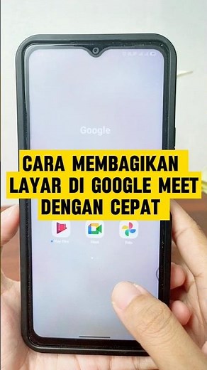 Cara Membagikan Layar Di Google Meet Dengan Cepat