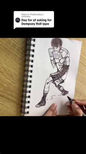 How to Draw Ippo from Hajime no Ippo | Dempsey Roll Tutorial