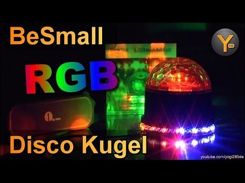 BeSmall RGB LED Disco Kugel