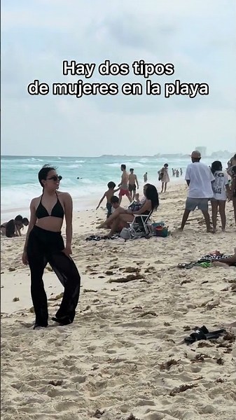 There are 2 types of WOMEN at the beach 🫠🤣