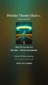 Petrichor Thunder Rain on Me