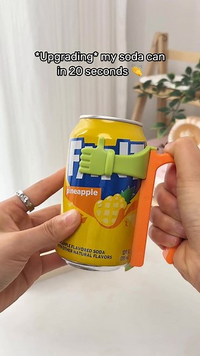 Turn any can into a comfy cup! 🧃👏 This colorful, easy-grip handle keeps drinks steady and fun to hold — perfect for parties, picnics, and everyday use. 🎉 🔍 Find it at https://temu.to/m/gd84xq8hh6s or with this code fek8399. #Temu #TemuFinds #Drinkware | Temu