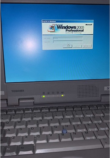 Installing Windows on a 2000s Toshiba Laptop