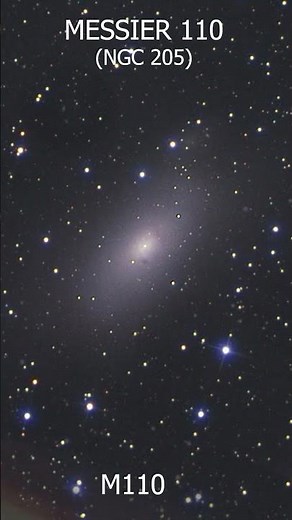 Messier 110 "Andromeda Satellite Galaxy" - LIVE VIEW - 8 inch Newtonian #astrophotography #space