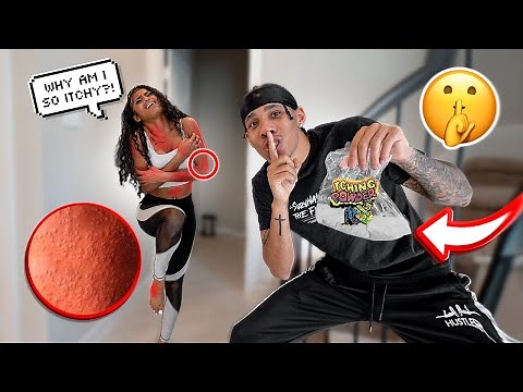 ITCHING POWDER PRANK ON GIRLFRIEND!!! *BEST REVENGE EVER*