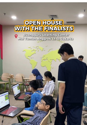 Hari ini rameee banget! Open House with Road of Champions Finalist penuh keseruan dari awal sampai akhir ✨ Sesinya lengkap banget! Mulai dari sesi bareng Math Champs, English Academy, Brain Academy, sampai Champions Wonderlab. Belajar jadi makin seru, penuh tantangan, dan pastinya lebih menyenangkan! 💪🏆 Mana nih part favoritmu? #Ruangguru #RuangguruROC #RoadofChampions #ROC