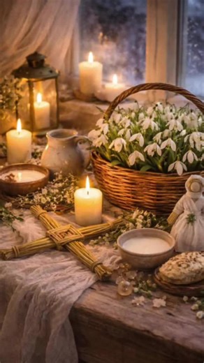 🌸 The Snowdrop Symbolism of Imbolc The snowdrop is one of the first flowers to bloom while winter still holds the land in its grip. Delicate yet resilient, it rises through frozen soil and snow, becoming a living symbol of Imbolc’s promise. The snowdrop represents: • Hope in darkness • Gentle strength and quiet endurance • Rebirth and renewal • Purity of intention • The return of light after hardship Unlike flowers that wait for warmth, the snowdrop chooses courage over comfort. It teaches us t