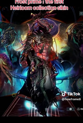 Frost prime: the first heirloom collection skin #warframecommunity #warframe #foryou #frostprime