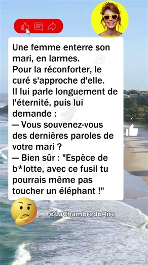 😇 Le curé trop curieux #humour #drôle #blague #rire #meme #humourfrançais #france