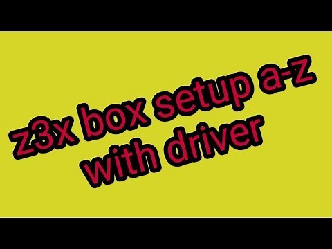 Z3x Box Setup With Driver A-Z/ Samsung Tool Pro 39.6