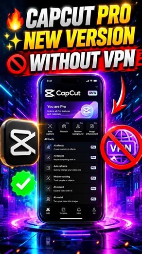 😱 CapCut Pro Latest Version Without VPN | 100% Working #viralvideo #edit #capcutpro #newversion
