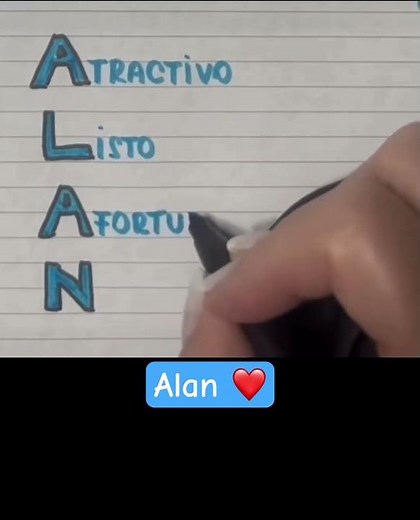 Significado del nombre ALAN #significado #nombre #alan