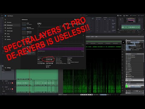 SpectraLayers 12 De‑Reverb Preview Crash - Unusable | #audioediting