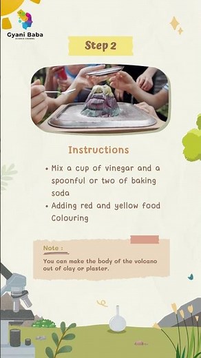 How To Make a Volcano for the Science Fair #science #biology #physics