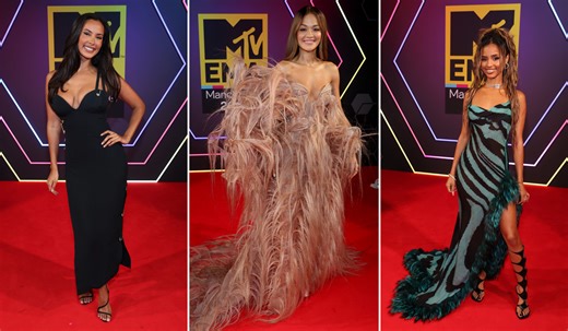 Stars up the style stakes at this year's glitzy MTV EMAs