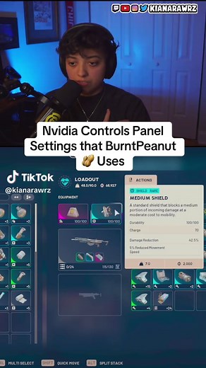 Nvidia Control Panel Folters that the Burnt Peanut uses in Arc Raiders #arcraiders #arcraidersgame #arcraidersgameplay