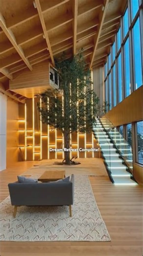 Building an Epic Indoor Treehouse Retreat! #construction #treehouse #DIY