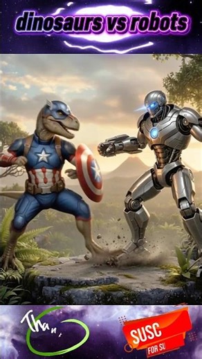 dinosaurs vs robots#dinosaur #shortvideo #youtubeshorts #foryou