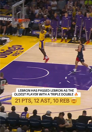 LeBron James Passes LeBron James as Oldest Triple-Double Player 🔥