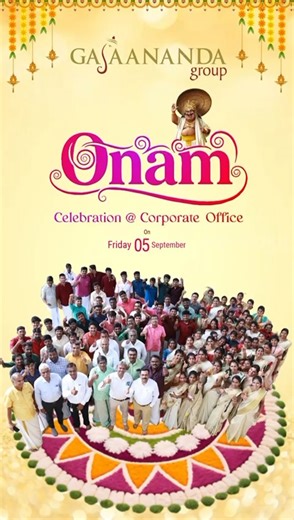 From Pookalam to Sadhya, we’re making Onam memories with Gajaananda Groups! 🌸 #OnamVibes #GajaanandaFamily #SquadGoals #GajaanandaVibes #onamcelebration #SreeKumaranThangamaligai | Sree Kumaran Thangamaligai