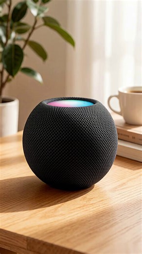 HomePod第二代智能音响homepodmin蓝牙音箱智能 HomePod mini午夜色 标配