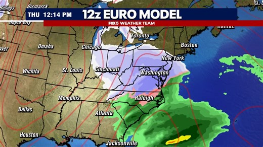 56K views · 117 reactions | And then yes we continue to monitor for the threat for another winter storm later next week. Nothing has shifted here too much from yesterday's thread, so see that if you want a deeper breakdown on it. We continue to just watch and follow the pattern. | Mike Thomas Fox 5 | Facebook