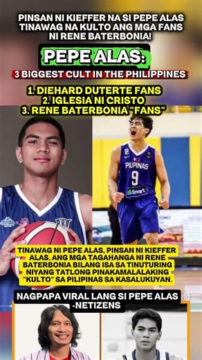 PEPE ALAS TINAWAG NA KULTO ANG MGA FANS NI RENE BATERBONIA #shorts