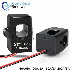 [Hot Item] Qnctk1-16 50/5 100/5 150A 5A 200/5 50A 5A Open Type Current Sensor Clamp CT Split Core Current Transformer