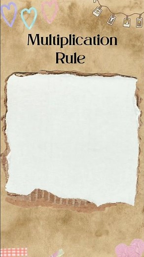 Multiplication Rule | Multiplication theorem of probability | Probability