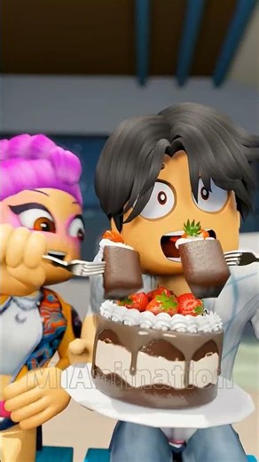 Life or cake 🎂😅 Roblox Brookhaven Meme #roblox #funny #shorts