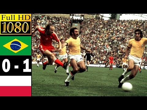 Brazil 0-1 Poland world cup 1974 (Third-place) | Full highlight | 1080p HD | Grzegorz Lato