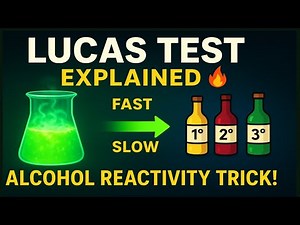 Lucas Test Explained: Primary vs Secondary vs Tertiary Alcohols | NEET & JEE Chemistry