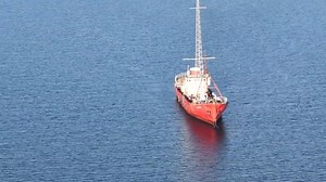 Lovely spring views of the Blackwater Estuary in this drone footage of Ross Revenge, home of Radio Caroline 🎥 Luke Shields | Secret Mersea Island