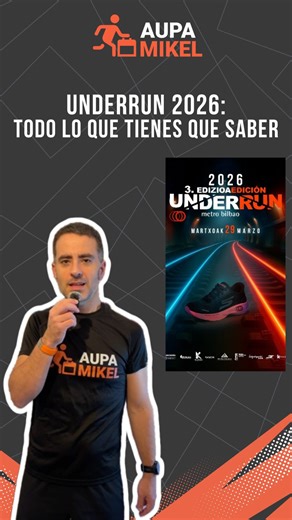 Aupa Mikel | Calendario de Carreras Euskadi on Instagram: "🚇 Vuelve una carrera única, la UnderRun del metro de Bilbao 🏃200 personas tendrán la oportunidad de correr, en una carrera no competitiva, por un lugar único. 🏁 Descubre el nuevo recorrido y todos los detalles de esta carrera en este vídeo #UnderRun #UnderRun #MetroBilbao #carreraspopulares #aupamikel"