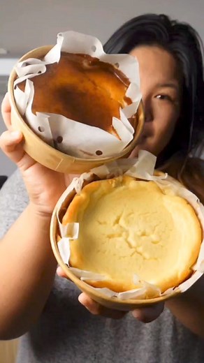 196K views · 1.4K reactions | Burnt Basque Cheesecake without Oven! No Oven Cheesecake Recipe 襤 #BasqueCheesecake #burntbasquecheesecake #cheesecake | Craevings | Facebook