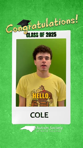 2.8K views · 57 reactions | Let’s celebrate the Class of 2025! Cole, an IGNITE Raleigh member, just graduated from Wake Tech and we couldn’t be prouder! Tag us in your grad posts throughout the month of June, so we can celebrate with you and reshare!  | Autism Society of North Carolina | Facebook