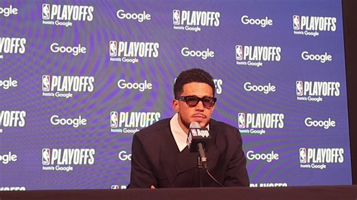 Devin Booker on $35K fine on ripping Game 2 officiating, but seeing 3 techs rescinded: "I read it as, you were right, but you can't say anything about it."On Lu Dort play in which Booker hurt his left ankle: "I don't want to make it a thing. It's not the first time it's happened and probably won't be the last. You just have to deal with it." #Suns #ThunderUp
