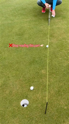 The first part of the putt in most instances is inconsequential. Your ball doesn’t break a significant amount until it loses almost all its speed - you can see here the ball is still on the string at the red mark. Stop stressing yourself out about what any part of the putt does except for the last few feet! ⛳️ Want free charts to help learn a green reading system properly? Comment “CHARTS” and I’ll send them over! Want to learn how to read greens in person? Check out our upcoming clinic with mys