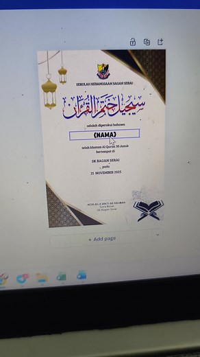 646K views · 5.2K reactions | Tutorial Jana Sijil guna Canva #bulkcreate #janasijilcanva #canvatutorial | Juliana Jusoh | Facebook