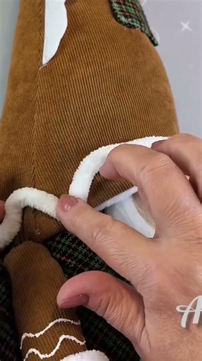 Gnome gingerbread full tutorial 👆🏻✅ #christmas #gnomes #christmasidea #giftideas #alicecrafts