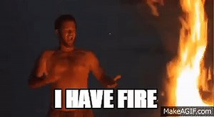 Cast Away - I Have Made Fire on Make a GIF