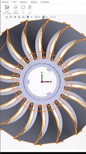 ESPRIT EDGE | Obróbka elektroerozyjna WEDM 4 - osiowa. #wedm #cnc #cam #cad #espritedge