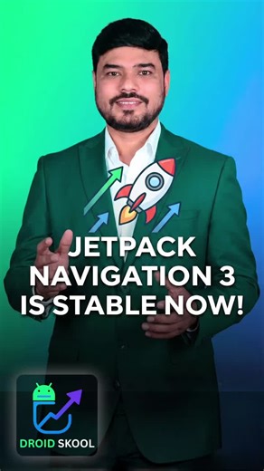Jetpack Navigation 3: Upgrade App Architecture and Speed Development | Droid Skool posted on the topic | LinkedIn