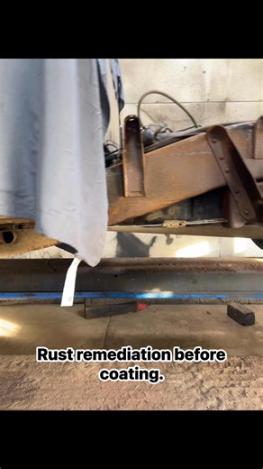 Rust remediation before coating with Platinum Rust Protection | Northeast Rust Proofing