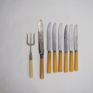 8 Butterscotch Bakelite Utensils Vintage Antique Collectible Kitchen - Etsy UK