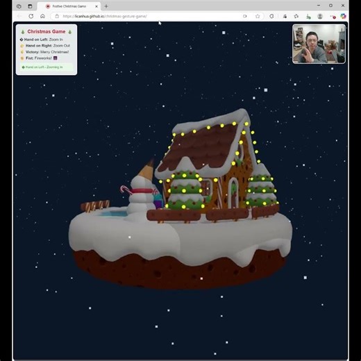 🎄 Build a Hand-Gesture Christmas Game in Minutes with AI - No Coding Required! #mediapipe #aicoding