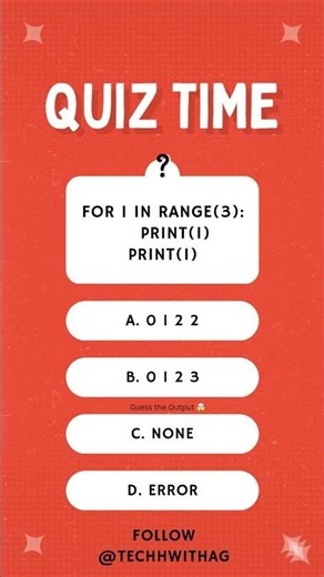 Day 7 🤯🚀Python Coding Quiz 🤯Local vs Global variable 🔥Comment your answer 👇Follow @TechhWithAG